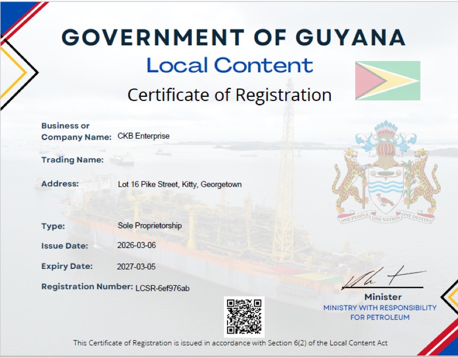 Local content registration